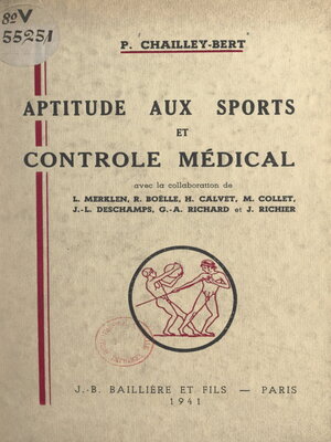 cover image of Aptitude aux sports et contrôle médical